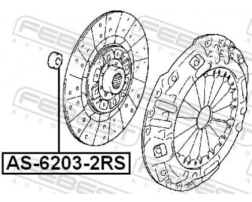 AS-6203-2RS FEBEST Подшипник генератора