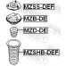 MZB-DE FEBEST Подшипник опоры переднего амортизатора