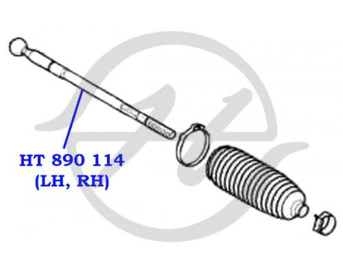 HT890114 Hanse Тяга рулевая