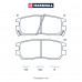 Торм. колодки дисковые задн. Mitsubishi Pajero I, II 89- (M2621840)