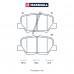 Торм. колодки дисковые задн. Mazda 6 III 12-; Mitsubishi ASX 10- / Outlander III 12-; Peugeot 4008 12- (M2625688)