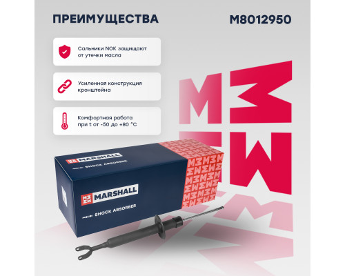 Амортизатор подвески передний VOLKSWAGEN PASSAT 05-, SCIROCCO 08-, TIGUAN 07-, TOURAN 03-