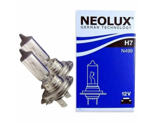 Лампа автомобильная NEOLUX H7 55W 12V PX26D 2 шт