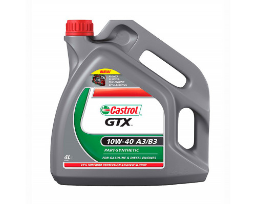Моторное масло Castrol GTX 10W40 A3/B3 4л. (арт. 15A4E0)
