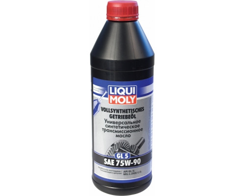 Синтетическое трансмиссионное масло Liqui Moly Vollsynthetisches Getriebeoil (GL-5) 75W-90