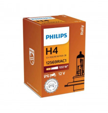 Лампа H4 12V 100/90W P43t-38 Rally PHILIPS