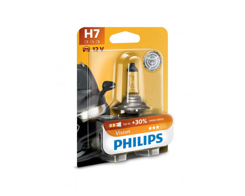 Лампа H7 12V 55W PX26d +30% Premium PHILIPS блистер (1шт.)