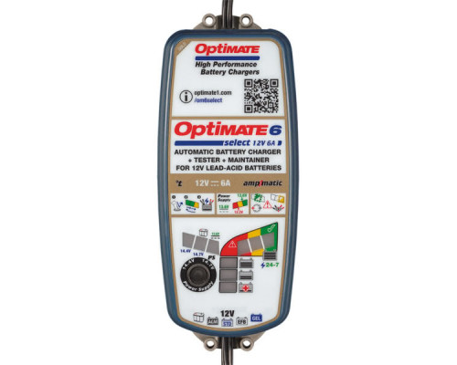 Зарядное устройство OptiMate 6 Select Gold (1х0.4-6, 12V), TM370