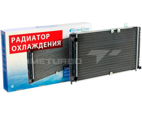 Радиатор охлаждения AVTOSTANDART для ВАЗ 2105, 2107 с инжекторным двигателем Радиатор охлаждения AVTOSTANDART для ВАЗ 2105, 2107 с инжекторным двигателем