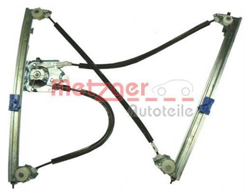 2160122 Metzger Стеклоподъемник электр. передний левый для Renault Laguna II 2001-2008