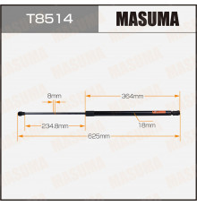 T8514 Masuma Амортизатор двери багажника для Chevrolet Cruze 2009-2016