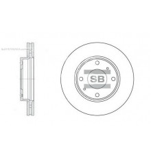 SD1016 HI-Q Диск тормозной передний вентилируемый