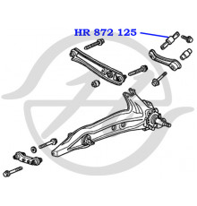 HR872125 Hanse Сайлентблок комненс. тяги задн. внутр.