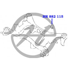 HR882115 Hanse Сайлентблок задней балки