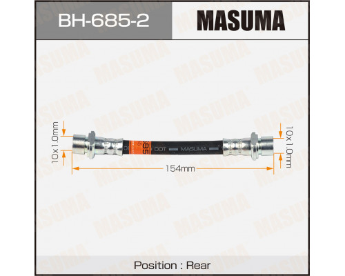 BH-685-2 Masuma Шланг тормозной задний правый