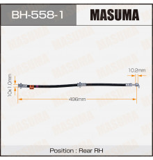 BH-558-1 Masuma Шланг тормозной задний правый для Nissan X-Trail (T30) 2001-2006