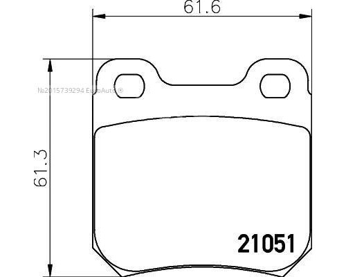 T1015 Pagid Колодки тормозные задние дисковые к-кт