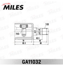 GA11032 Miles ШРУС внутренний передний