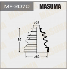 MF-2070 Masuma Пыльник ШРУСа (к-кт)