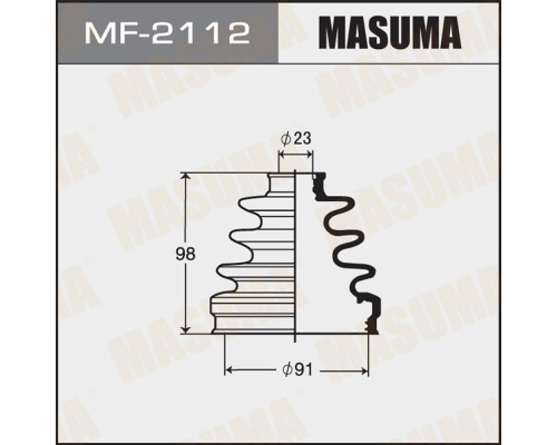 MF-2112 Masuma Пыльник наруж ШРУСа (к-кт)