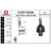 CV22174A3K EAI ШРУС наружный передний