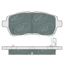 SP384 SCT Germany  Колодки тормозные передние к-кт