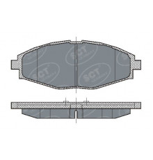 SP213PR SCT Germany Колодки тормозные передние к-кт