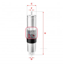 S1839B Sofima Фильтр топливный для BMW X5 E53 2000-2007