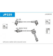 JP225 Janmor Провода высокого напряж. к-кт для Toyota Celica (T20#) 1993-1999