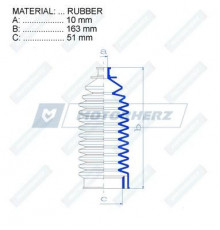 RDZ0169MG Motorherz Пыльник тяги с г/у