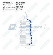 RDZ0577MG Motorherz Пыльник тяги с г/у