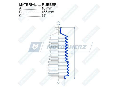 RDZ0577MG Motorherz Пыльник тяги с г/у