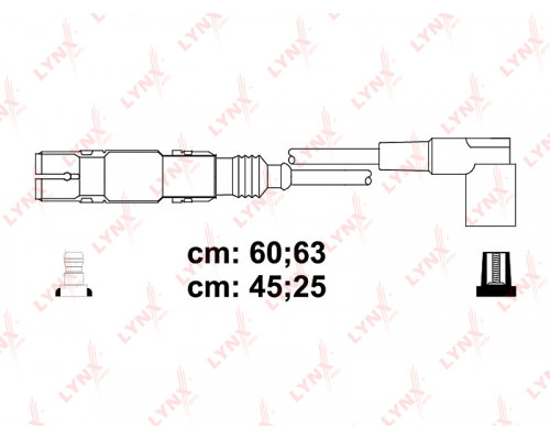 SPE8036 Lynx Провода высокого напряж. к-кт