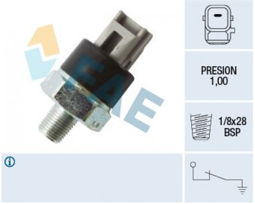 12545 FAE Датчик давления масла