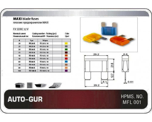 AGFX30A AUTO-GUR Предохранитель