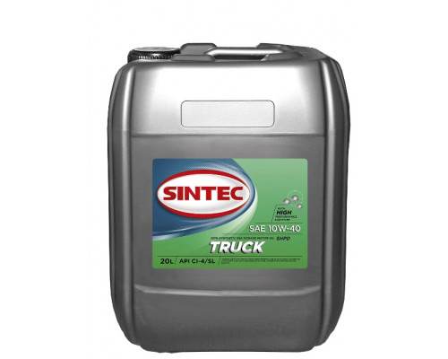 Масло SINTEC TRUCK 10W40 20Л ПОЛУСИНТЕТИКА