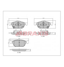 AA0656 BRAXIS Колодки тормозные передние к-кт