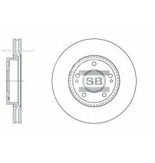 SD1056 HI-Q Диск тормозной передний вентилируемый для Hyundai Coupe (GK) 2002-2009