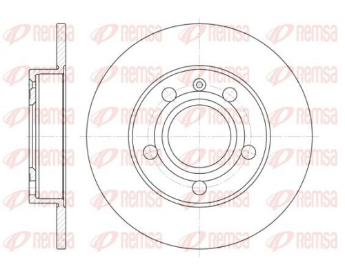 6429.00 Remsa Диск тормозной задний