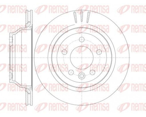 61160.10 Remsa Диск тормозной задний