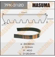 7PK-3120 Masuma Ремень ручейковый