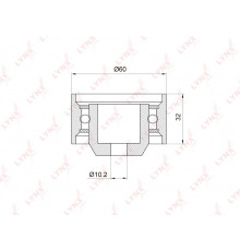 PB-3014 Lynx Ролик дополнительный ремня ГРМ