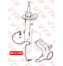 BM1014BS VTR Датчик ABS передний для BMW X3 E83 2004-2010