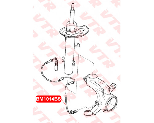 BM1014BS VTR Датчик ABS передний для BMW X3 E83 2004-2010