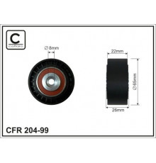 204-99 Caffaro Ролик-натяжитель ремня ГРМ