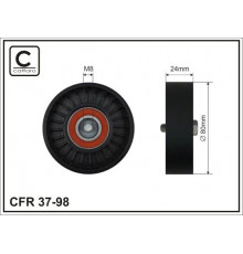 37-98 Caffaro Ролик дополнительный ремня ГРМ