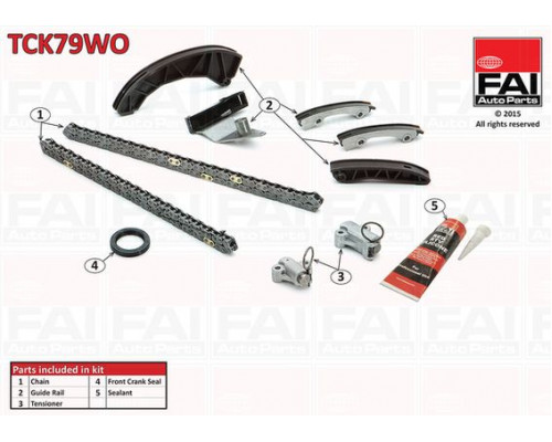 TCK79WO FAI AutoParts Цепь ГРМ к-кт