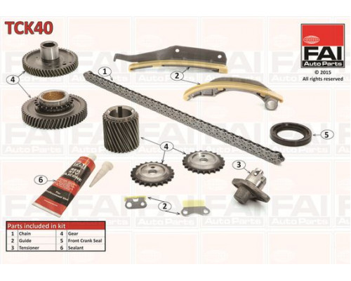 TCK40 FAI AutoParts Цепь ГРМ к-кт