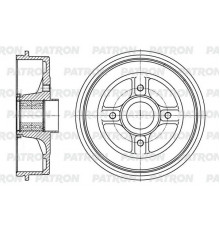 PDR1005 Patron Барабан тормозной