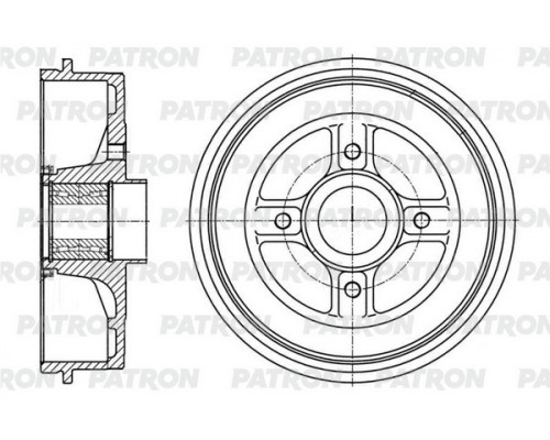 PDR1005 Patron Барабан тормозной